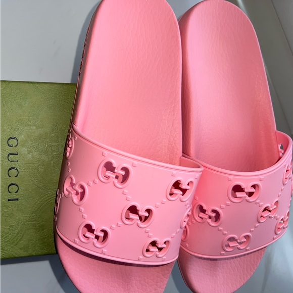 Gucci Shoes Gucci Pool Slides Poshmark